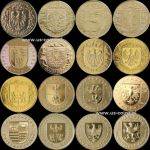 COMPLETE 16 COINS - PROVINCES OF POLAND